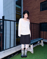 (2color) Linen Bermuda Banding Pants