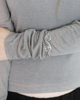 SPIRAL BANGLE BRACELET
