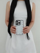 ラインスタッドケース (white)