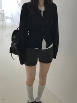 Mohair Backless Cardigan (3 colors)