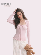Pink Mood Slim Strap Top