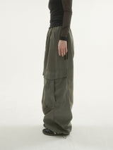 Toni pintuck cargo pants -3C