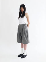 26SS PT5 Cropped Pleated Trousers