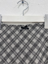 CHECK CHIFFON MINI SKIRT (4C)