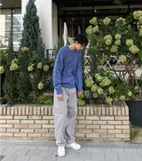 cable cosyharu semi-over knit