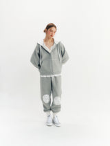 Fluffy Jogger Pants (Grey)