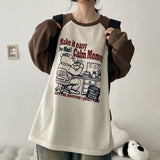 Moment Color-Block Raglan Knit Long Sleeve T-shirt (3 colors) H&L