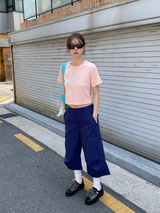 キャンディコットン クロップTシャツ