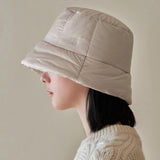 VA Square Padding Bucket Hat / Beige