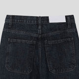 Rise Fatigue Wide Denim