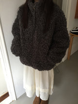Boucle Half-Neck Zip-Up (2 Colors)