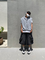 Hade 2 Way フード付きベスト 2C