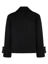 PJ Pea Coat In Black