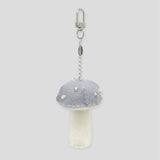 [soft keyring] shining mushroom (grey)