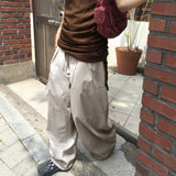 [MADE] マックスティバルーンワイドツーウェイストリングバックバンディングコットンパンツ