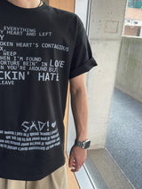 サッドピグメントショートスリーブTシャツ 3C