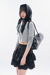 ロリッククロップボタンTシャツ