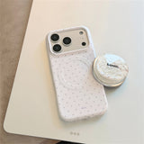 ラクシャリーストーンパターンマグネティックiphoneケース