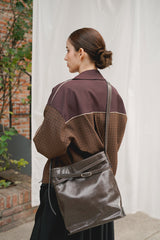 TWAIN_Oil Leather Ver. Dark gray
