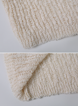 Soft Summer Hood Crop Knit Cardigan (4color)