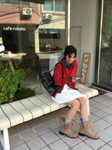 ツイルミディフレアスカート (2color)
