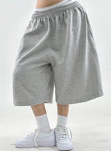 M-XXL❤2COLORS❤ PLANNED❤ OVERFIT BERMUDA PANTS