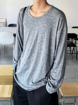 ルーズピーチUネックTシャツ