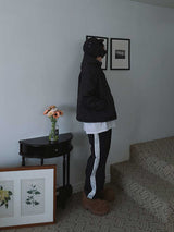  ASCLO Quilting Hood Padded Jumper (2color)