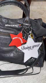Who Cares Bag Charm