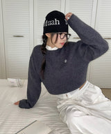 JACQUARD LOGO BEANIE