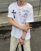 クロゼン ワッフル ヘンリー ショートスリーブ