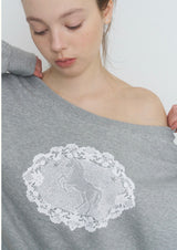 Horse One-Shoulder Mtm [gray]