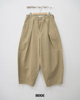 Volume Buckle Cotton Pants