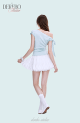 Muse Ribbon One Shoulder Top