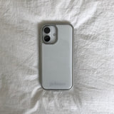 シルパーストライプ柄スマホケース (epoxy bumper)