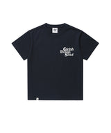 Wスターセラーロゴ半袖Tシャツ ネイビー(CV2GMFT549A)
