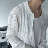 OWN Leaf Long Sleeve Knitwear Zip-Up (3 colors)
