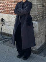 Solari Double-Breasted Long Coat (2 Colors)