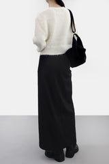 [NONCODE] J.O. Unbalanced Cut-Out Long Skirt