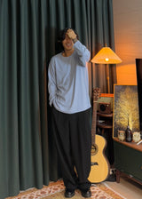 Round Overfit Knit Tee 7COLOR