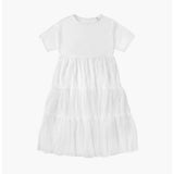 SEE THROUGH TULLE ONE-PIECE  (White)