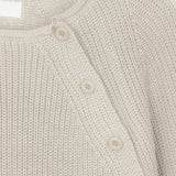 Beat Henley-Neck Crop Knit