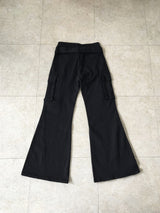 ロックシックベルトブーツカットパンツ