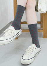 [3PACK] 1507 UNISEX DOT BASIC SOCKS - small dot ivory colorpack