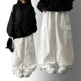 Roa Baslock Nylon Cargo Wide Pants