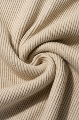 All Day High Neck Modal Semi-Zip-Up Knit