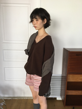 アンコール ウール Vネック ニット (5color)