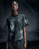"ØNYX WAXED T SHIRT" 