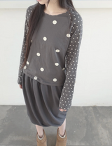 dot raglan tee