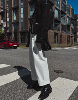 ディアバンディングワイドコットンパンツ